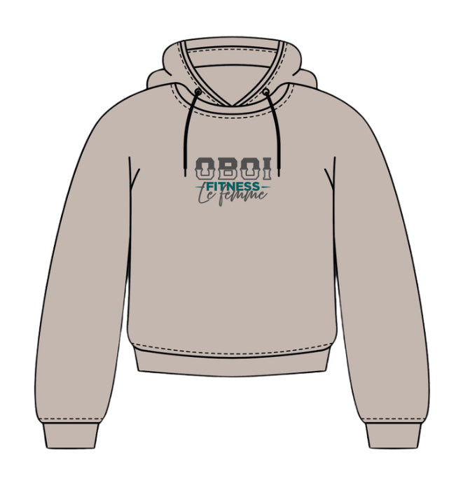 Le Femme Cropped Hoodies