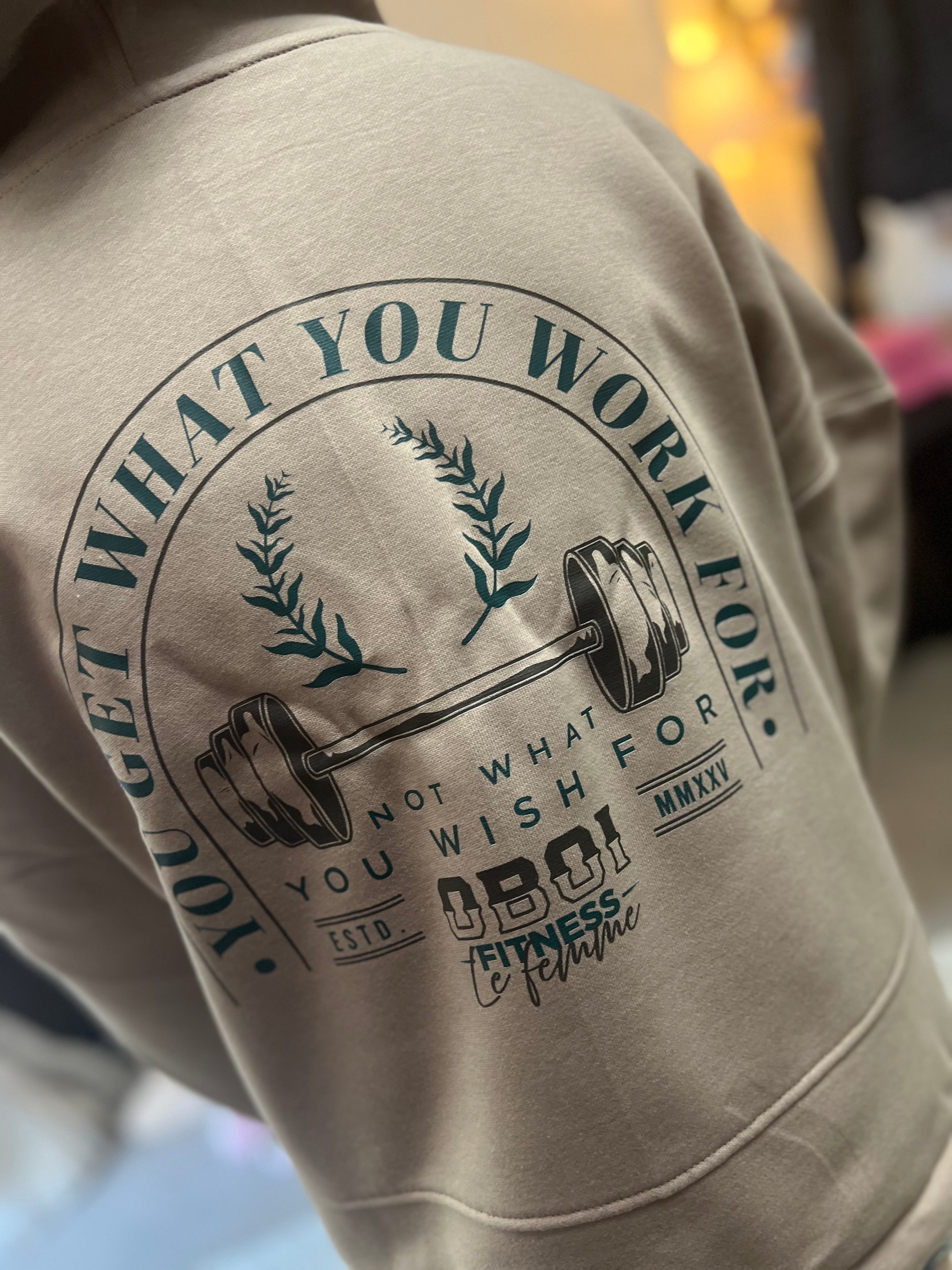 Le Femme Cropped Hoodies