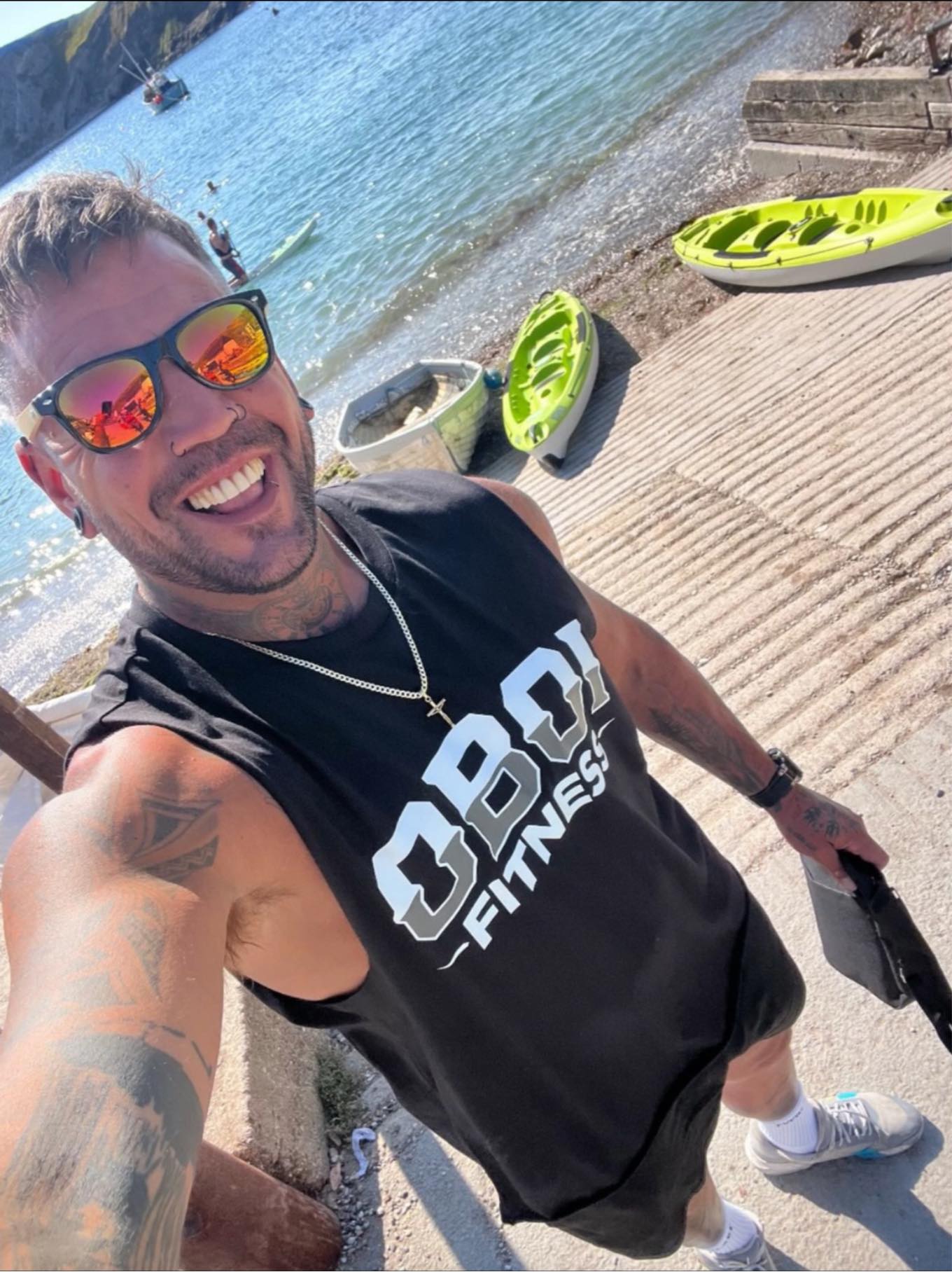 High Neck Slash Vests