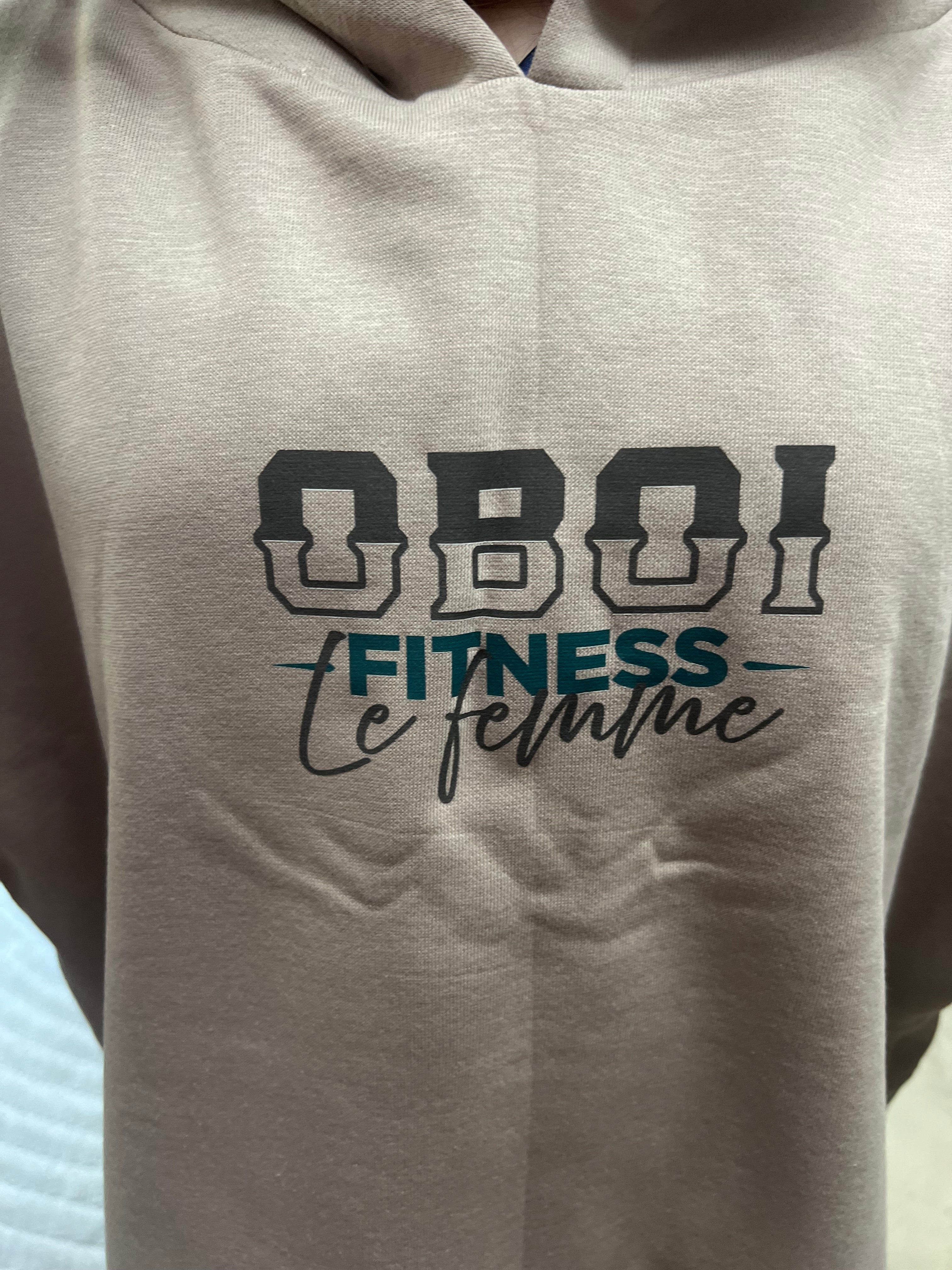 Le Femme Cropped Hoodies