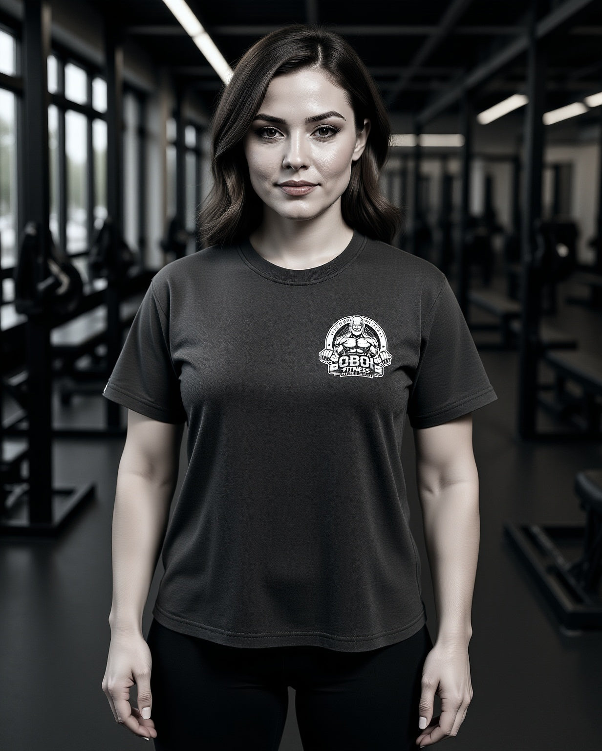 Heavy Oversized Acid Wash Bodybuilder Tshirt