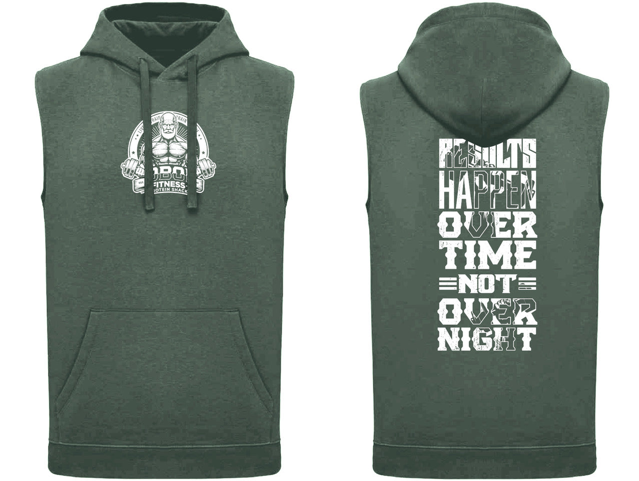 Sleeveless hoodie