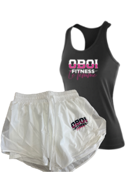 Black Stringer and White Shorts Combo