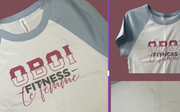 Short Sleeve Le Femme Raglan